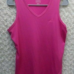 Adidas Climalite Medium Tank Pink Racer Back